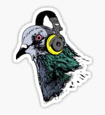 Techno Pigeon v2 Sticker