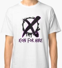 Icon For Hire XO Black Text Classic T-Shirt