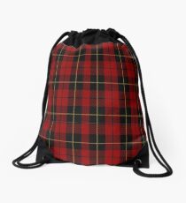 02052 Wallace Clan/Family Tartan Drawstring Bag