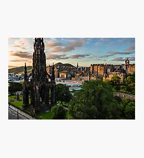 Auld Reekie at sunrise Photographic Print