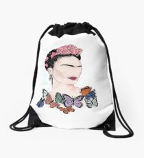Frida Kahlo Drawstring Bag