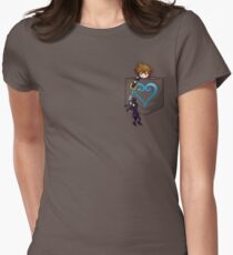 Sora pocket buddy Women's Fitted T-Shirt