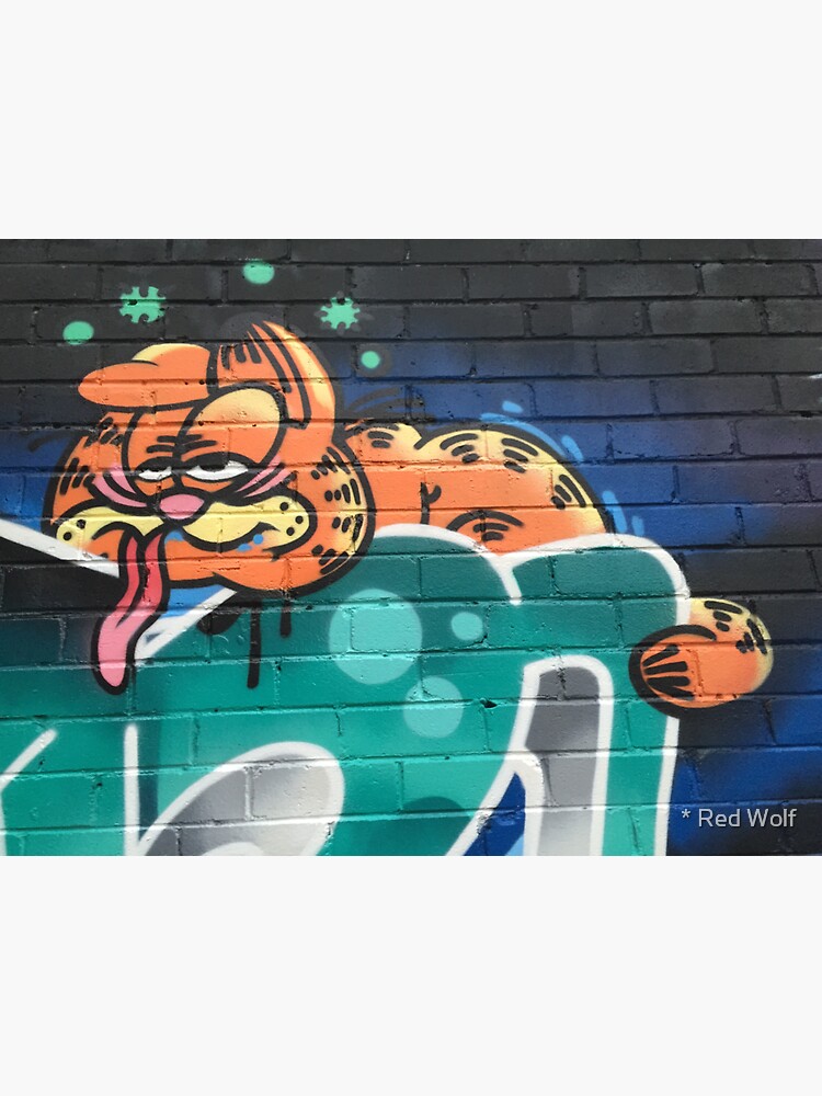 Crazee Cats Graffiti: Garfield by redwolfoz