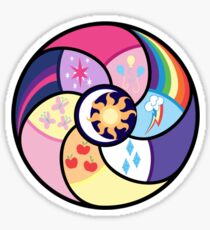 My little Pony - friendship circle Sticker