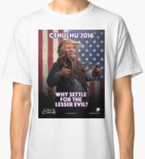 WHY SETTLE FOR THE LESSER EVIL? (King in Orange) Classic T-Shirt