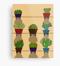 Lámina metálica cacti -vertical