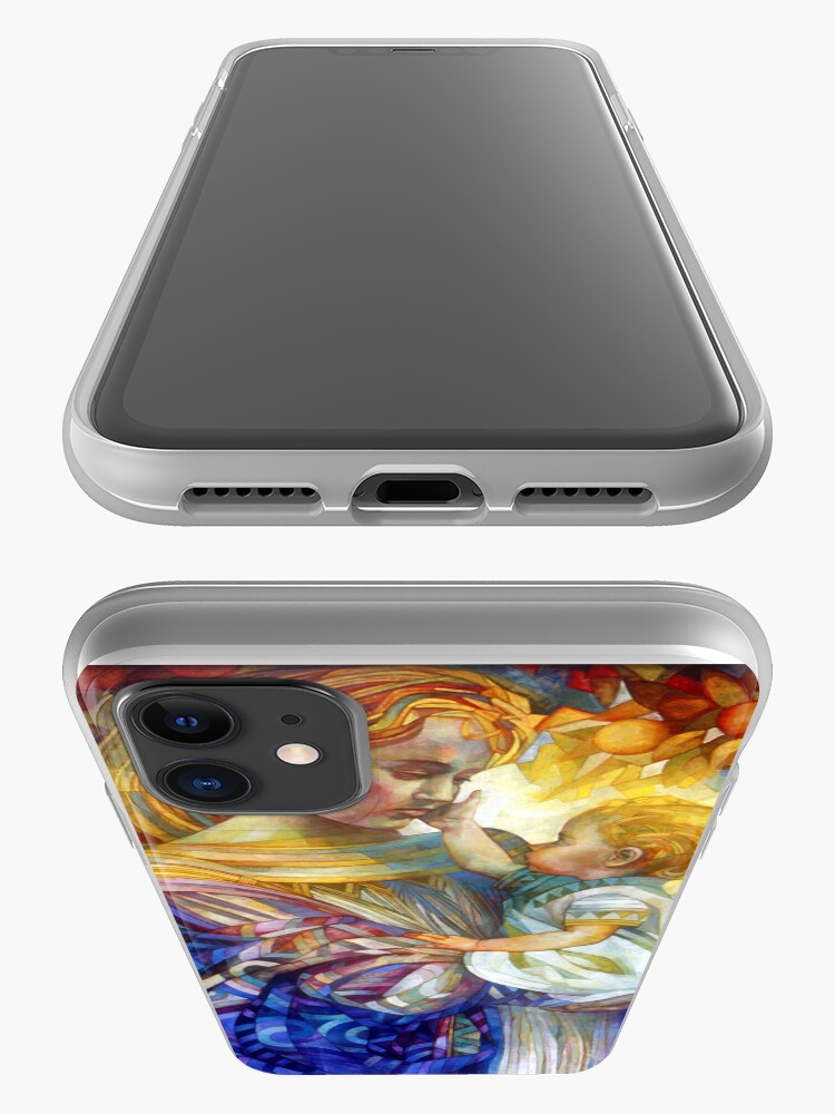 Alternate view of the madam of oriental persimmon with cherub iPhone Case & Cover