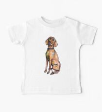 Dog Pattern 3 in Grey Gray Baby Tee