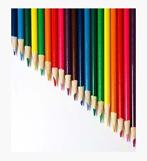 Colored pencils Photographic Print
