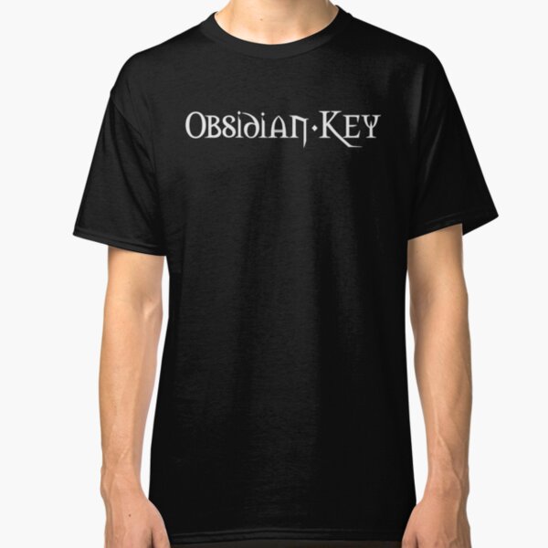 Obsidian Key Band Logo Classic White Classic T-Shirt