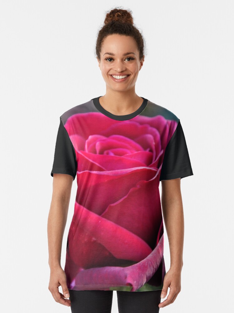 Alternate view of Red rose Graphic T-Shirt