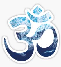 Sea Foam Om Sticker