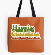 Hippie Grandma Tote Bag