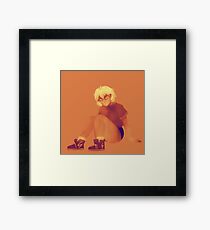 Sports Girl Framed Print
