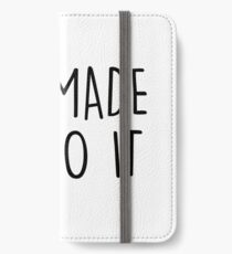 GIn made me do it iPhone Wallet/Case/Skin