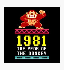 Donkey Kong Gamer tshirt Photographic Print