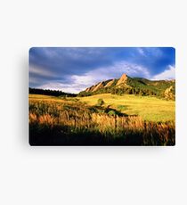 Summer At The Flatirons Canvas Print