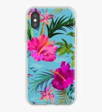 Hello Hawaii, a stylish retro aloha pattern. iPhone Case
