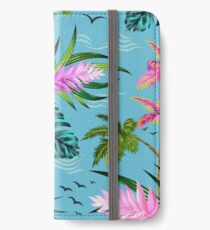 Hallo Hawaii, ein stilvolles Retro-Aloha-Muster. iPhone Flip-Case/Hülle/Skin