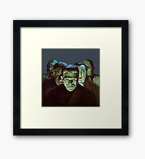 Gang of Monsters Framed Print