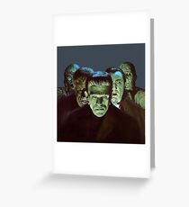 Gang of Monsters Greeting Card