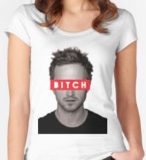 Jesse Pinkman - Bitch. Women's Fitted Scoop T-Shirt
