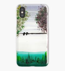 Scrubbing brush trees iPhone Case