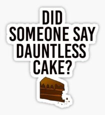 Dauntless Cake Sticker