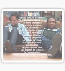 Spanish 101 Rap- Community Sticker