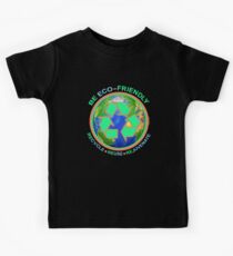 BE ECO-FRIENDLY: Recycle - Reuse - Rejuvenate (dark) Kids Tee