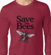 Save The Bees Beekeeper Quote Design Long Sleeve T-Shirt