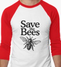Camiseta ¾ estilo béisbol Save The Bees Beekeeper Quote Design