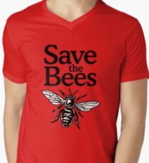 Save The Bees Beekeeper Quote Design Men's V-Neck T-Shirt