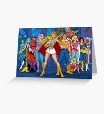 The Great Rebellion Filmation style Greeting Card