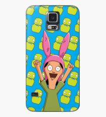 Louise Belcher Light Pattern Blue Case/Skin for Samsung Galaxy