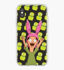Louise Belcher Light Pattern Black iPhone Case
