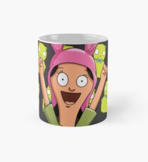 Louise Belcher Light Pattern Black Mug