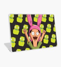 Louise Belcher Light Pattern Black Laptop Skin