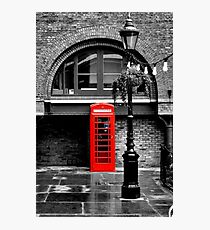 London red phone box Photographic Print