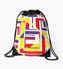 Tribal Constructivist - Marquesas Drawstring Bag