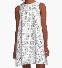 Random Numbers A-Line Dress