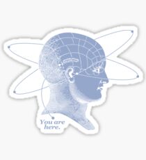 You Are Here. Sticker