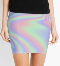 Holographisches Muster Minirock