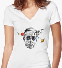 Gustav Theodore Holst Women's Fitted V-Neck T-Shirt