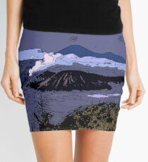 Mountains // Comic Style Mini Skirt
