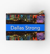 Dallas Strong - Sunset Dallas Skyline Studio Pouch