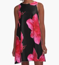 Pink Iris A-Line Dress