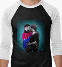 Bisexual Pride Destiel Men's Baseball ¾ T-Shirt