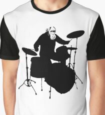 Monkey Drummer Graphic T-Shirt