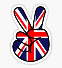 Peace British Style Sticker